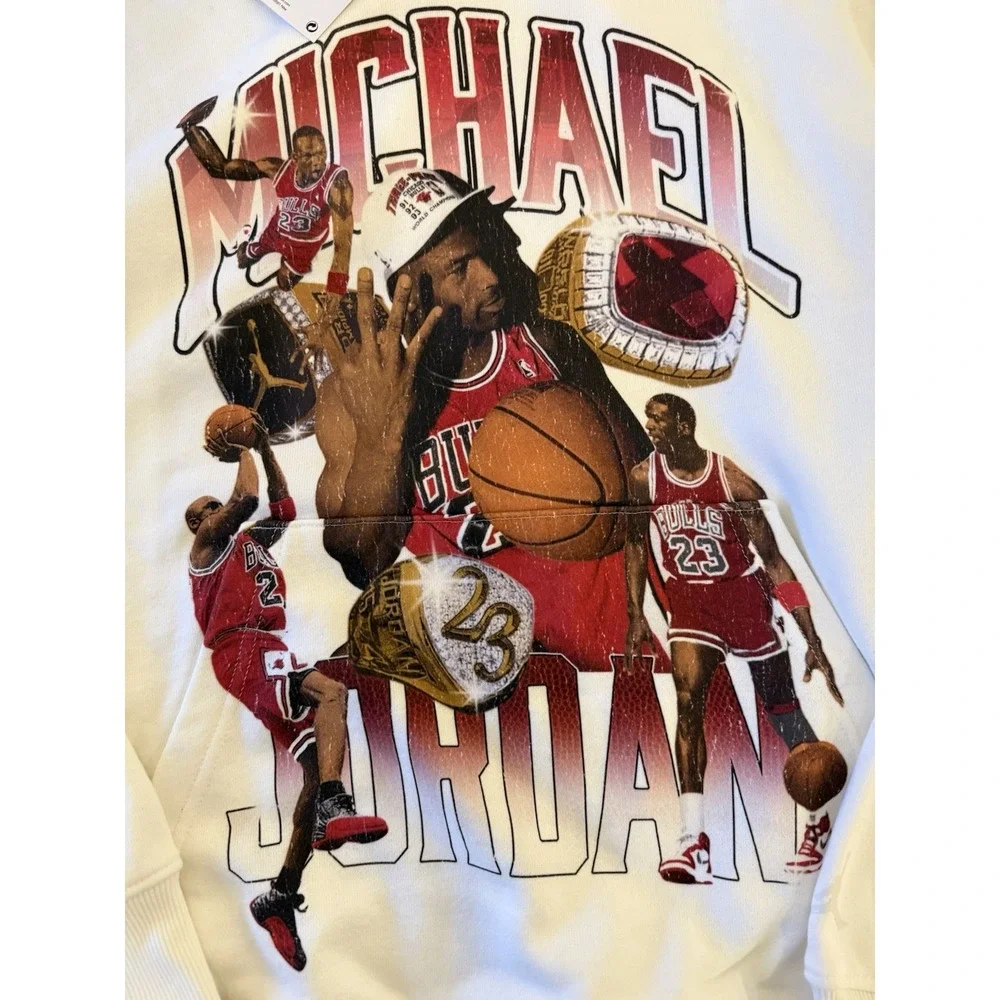Air Jordan Flight Graphic Michael Jordan Hoodie Mens Medium HJ4396-133 $110 Read
